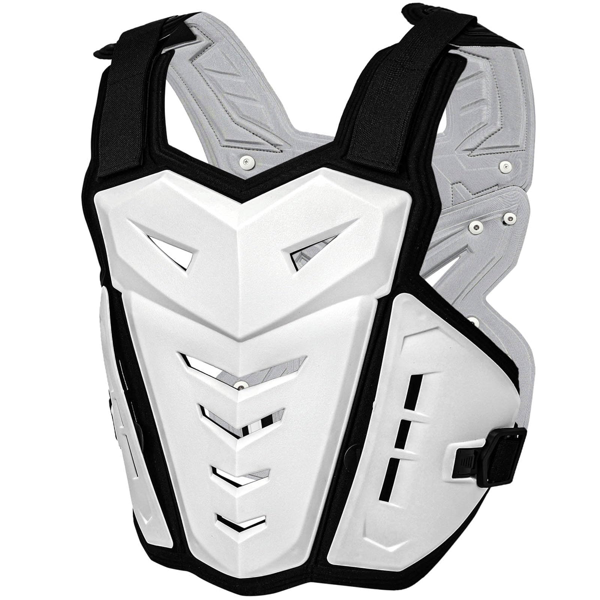 CALOPET front view of white protector showing fit and coverage benefit