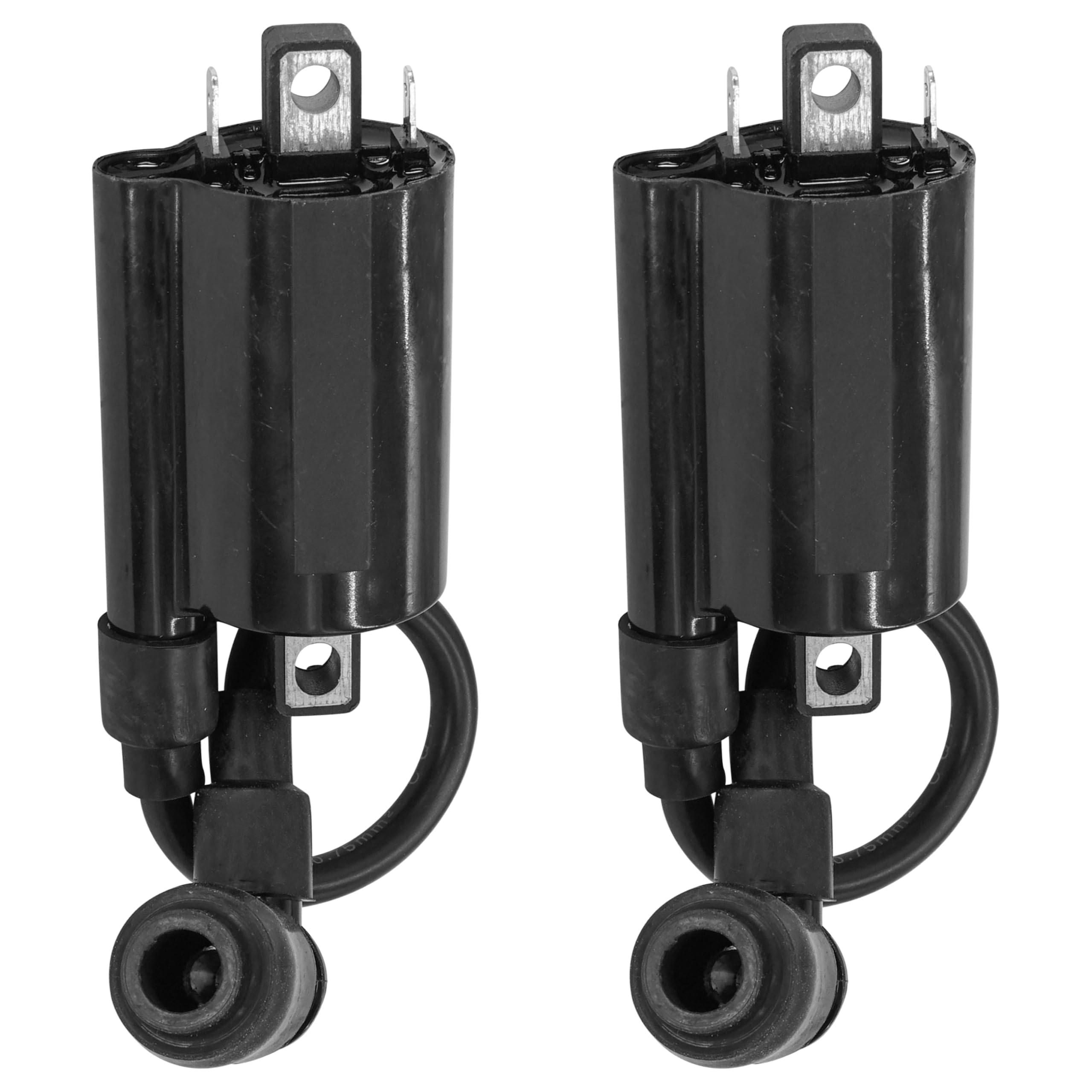 Caltric ignition coil installed on John Deere tractor demonstrating correct fit
