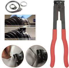CALU LUKY winding tool in use on a CV boot demonstrating controlled tensioning