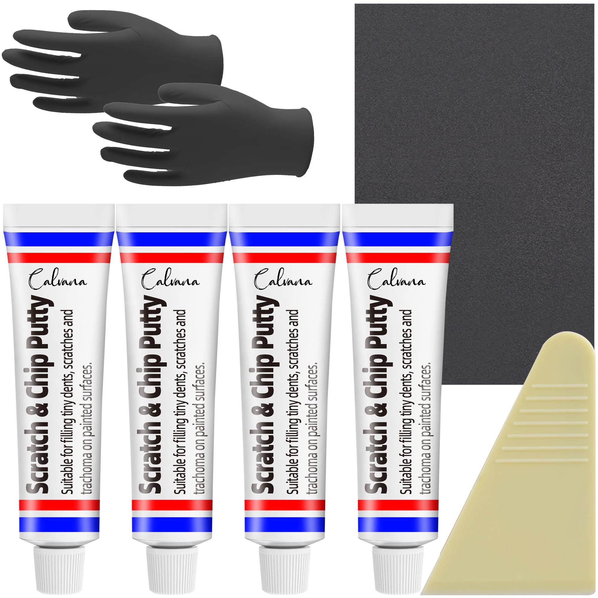 Calvana front of packaging showing kit contents and fast repair benefit