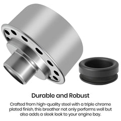 Calvana grommet and neck profile illustrating snug fit and secure seal benefit