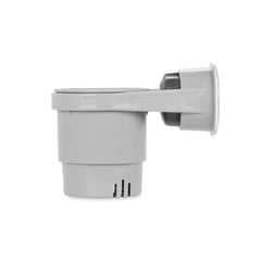 Camco closeup of mechanical suction lever demonstrating secure mounting benefit