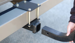 Camco close-up of clamp detail highlighting stable attachment benefit