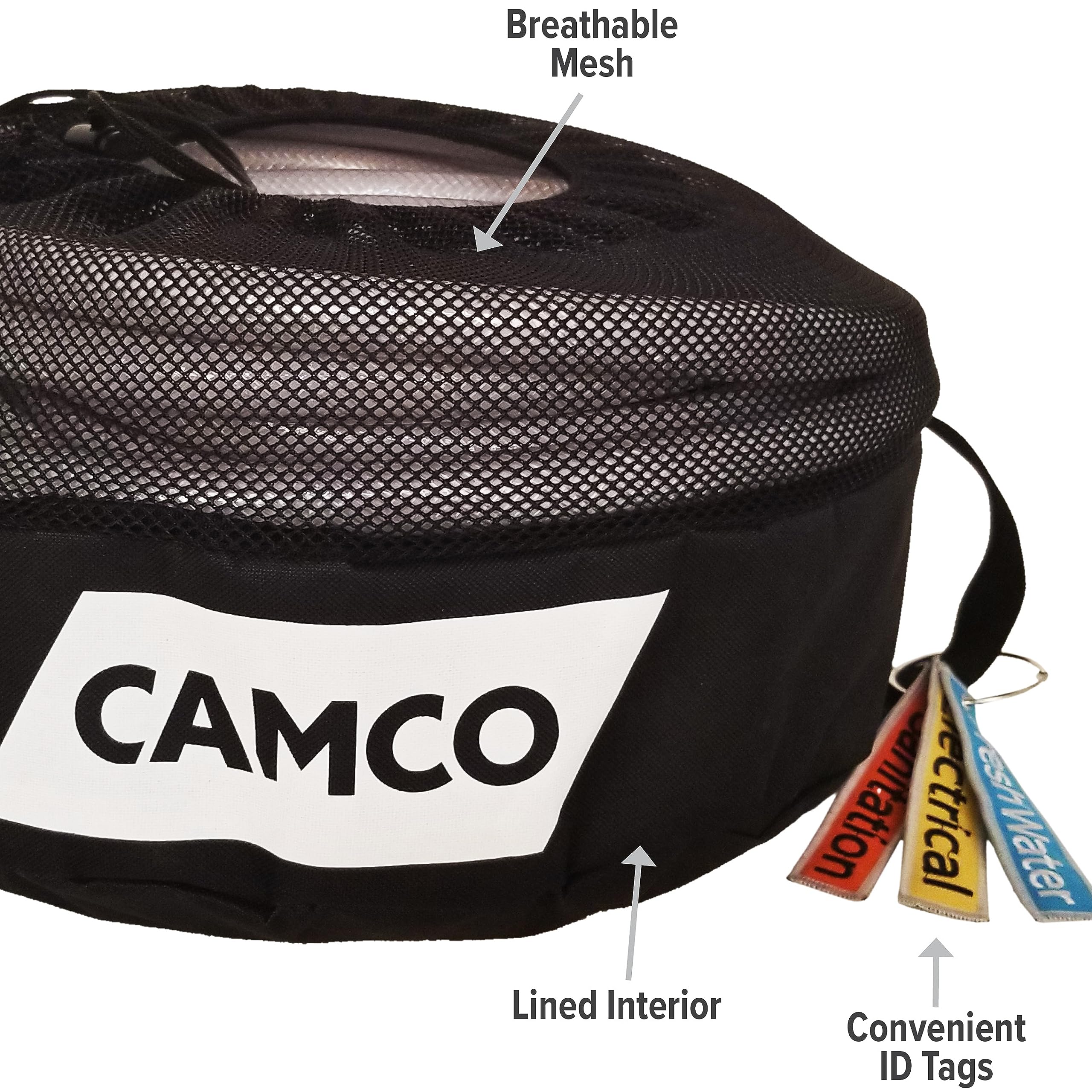 Camco heavy-duty handle and barrel lock clasp for secure transport