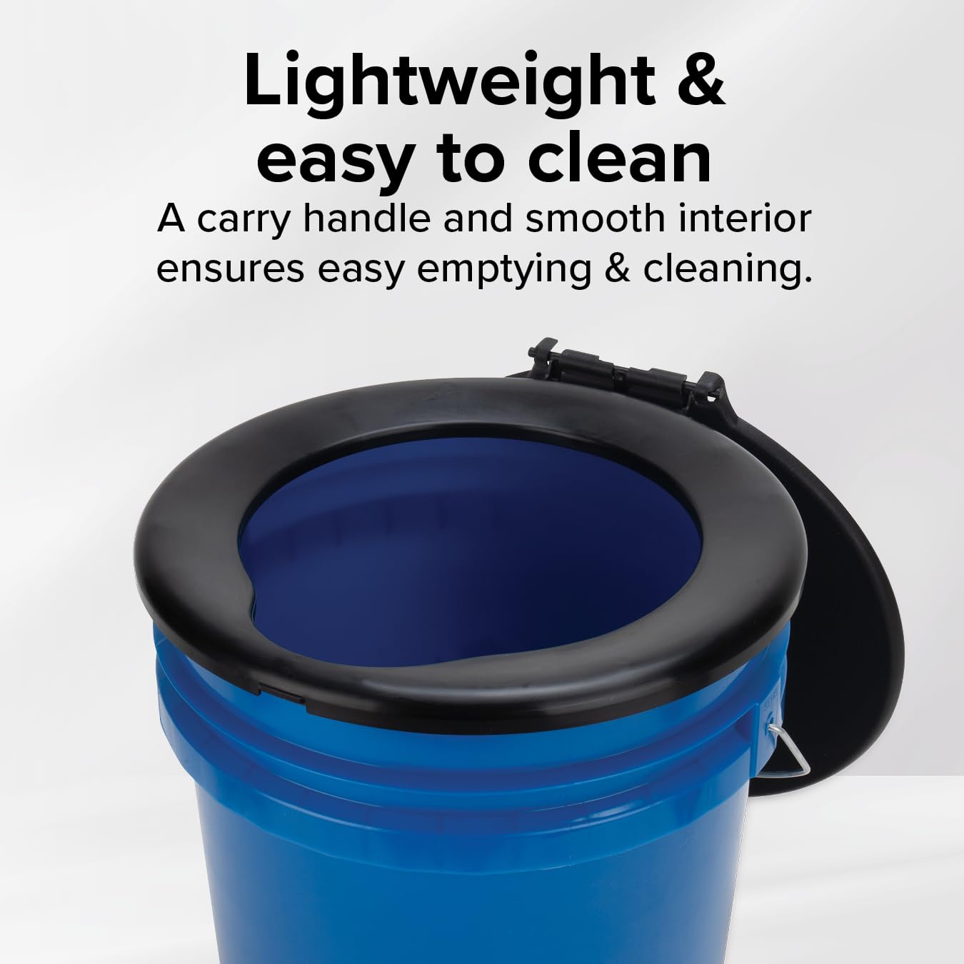 Camco interior smooth surface for fast, hygienic cleaning