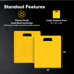 Camco pads interlocked with strap for compact storage and organized transport benefit