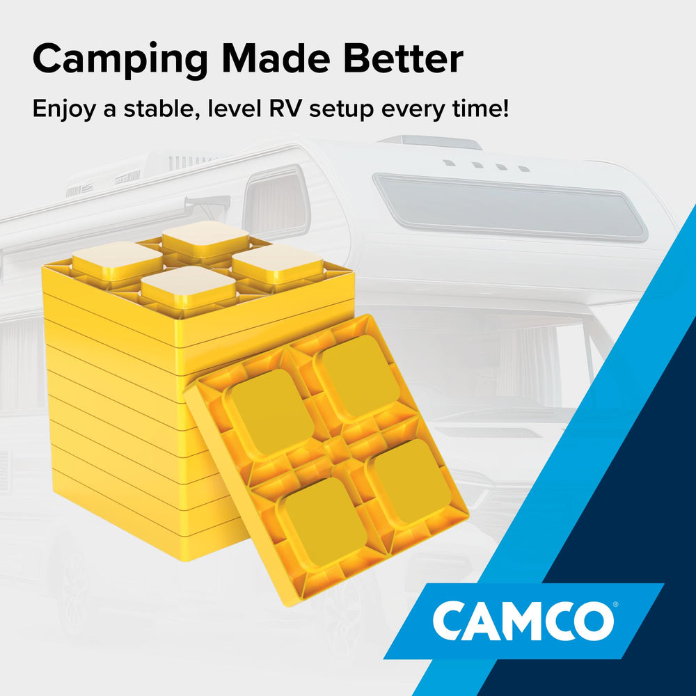 Camco surface texture close-up showing durable UV-resistant resin