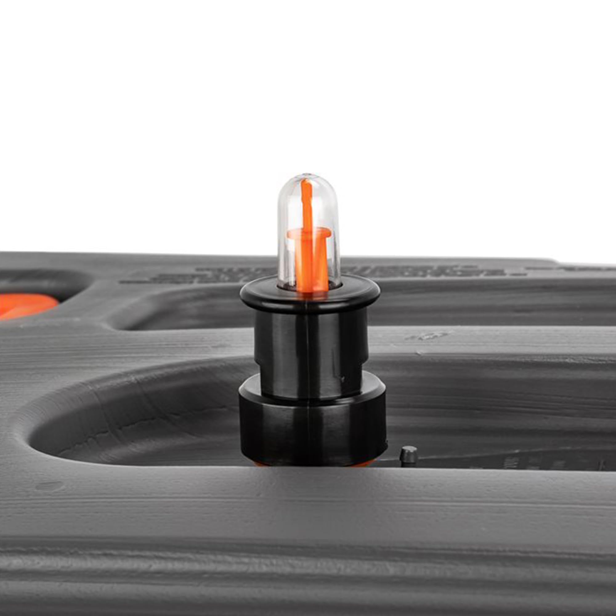 Camco Rhino gauge in camping setup showing convenience for RV and outdoor use