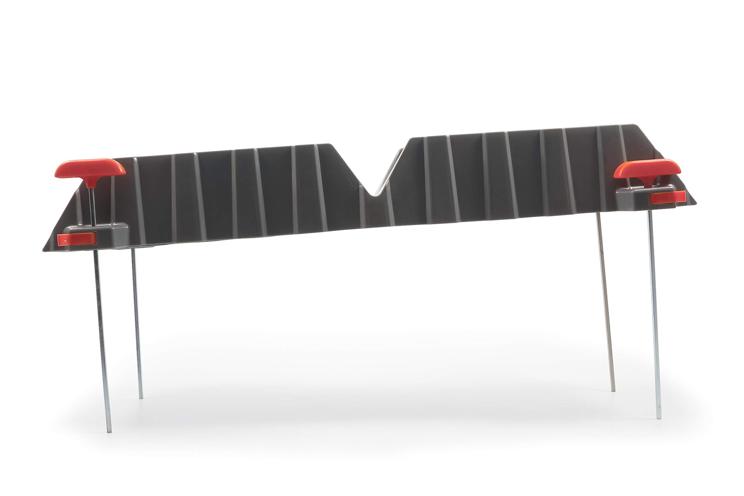 Camco Rhino set up on concrete without stakes demonstrating hard-surface use