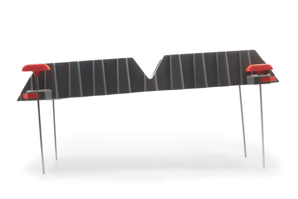 Camco Rhino set up on concrete without stakes demonstrating hard-surface use