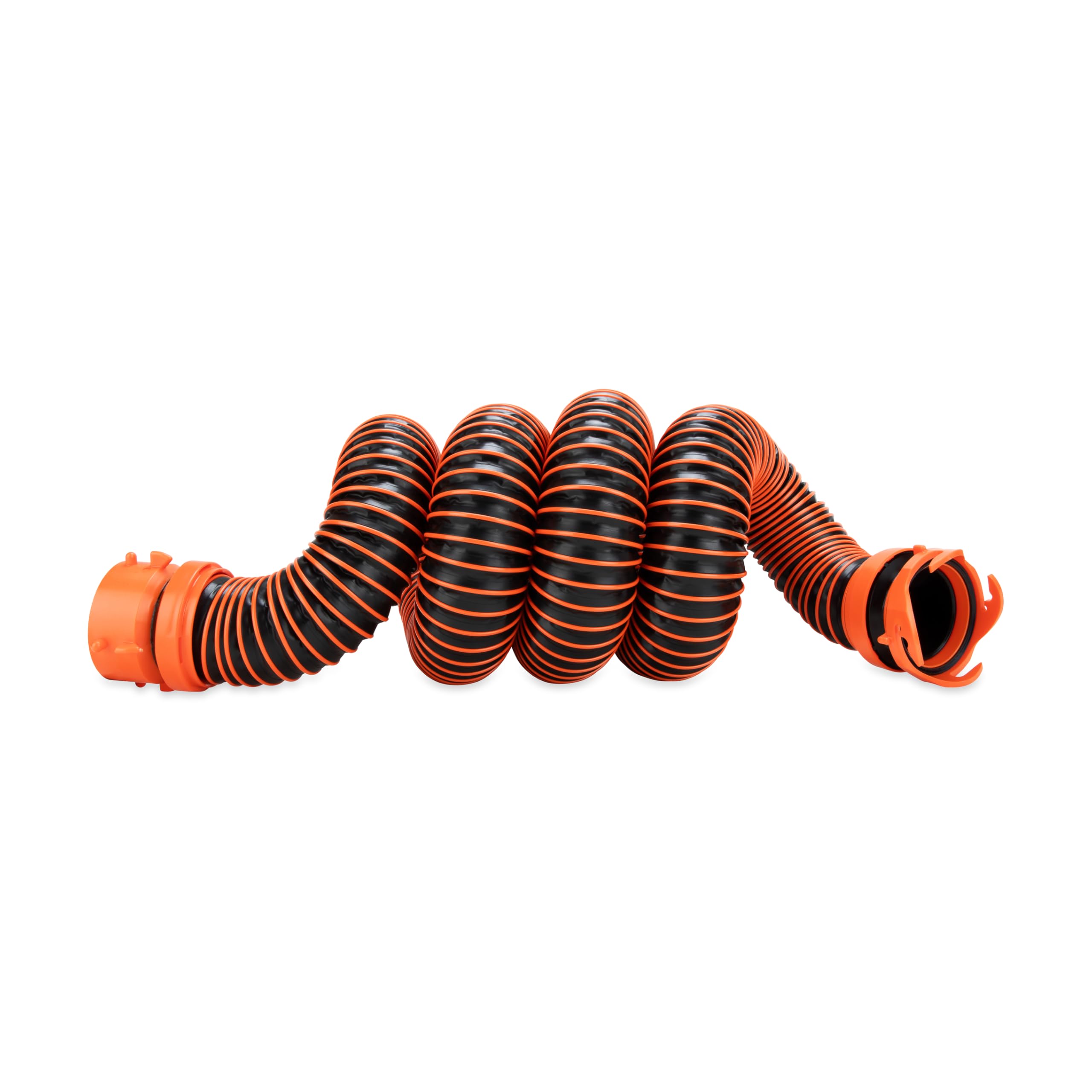 Camco RhinoEXTREME front view showing hose length and heavy-duty build benefit