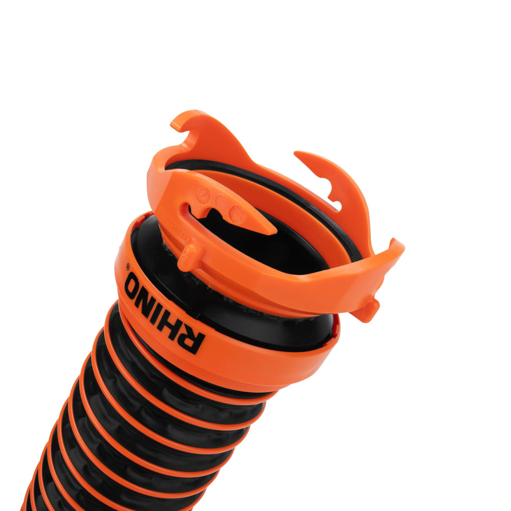 Camco RhinoEXTREME full length laid out to show reach advantage at campsites