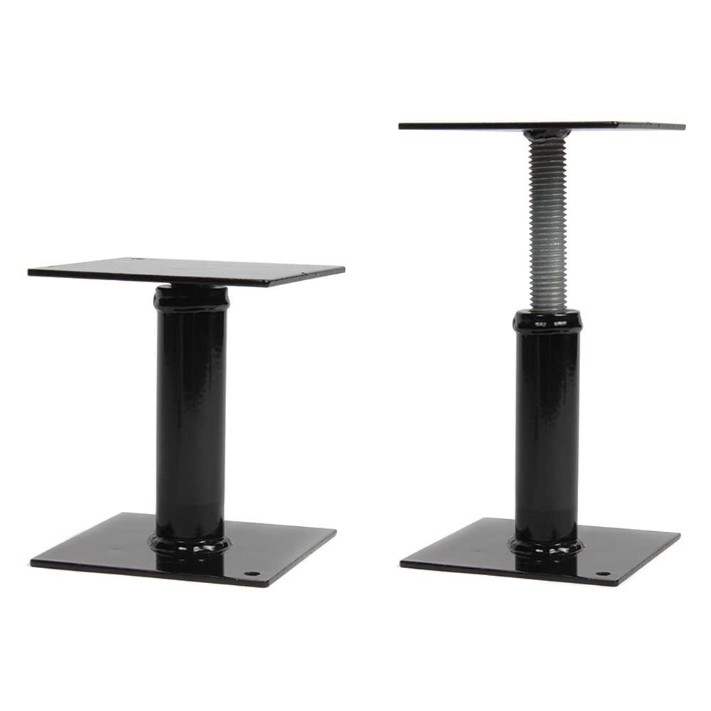 Camco Save-A-Step front view showing sturdy steel brace and compact design benefit stability