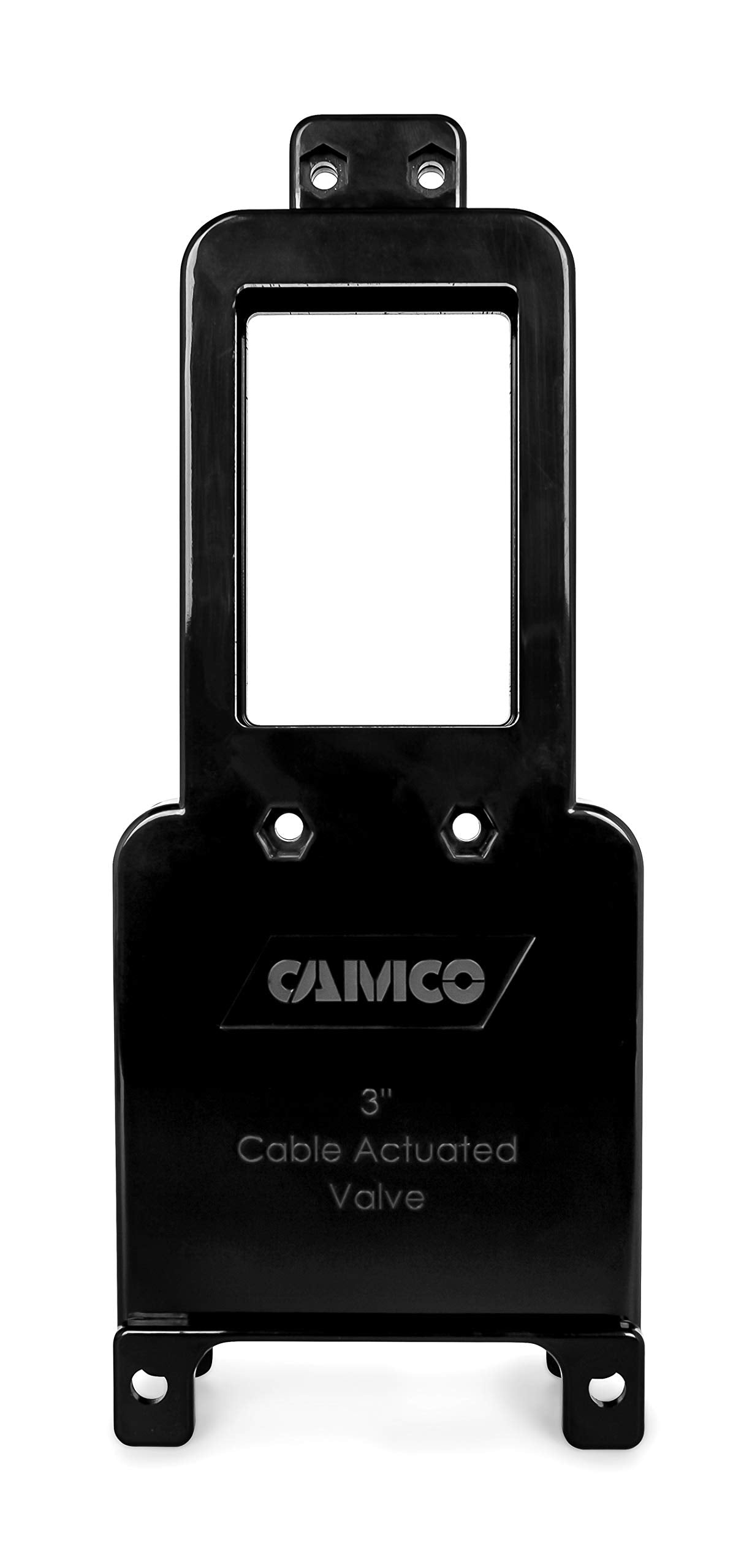 Camco valve next to ruler showing scale for proper sizing benefit
