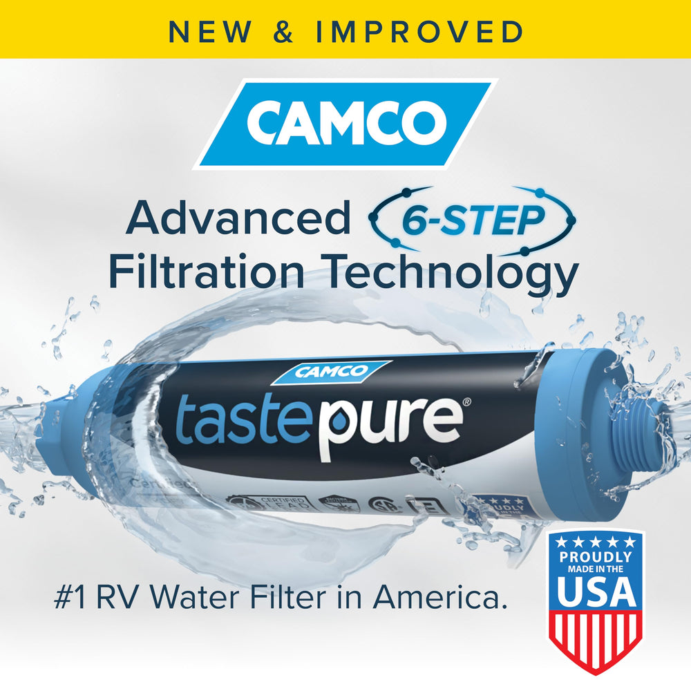 Camco TastePURE wide-body profile highlighting high-flow design advantage