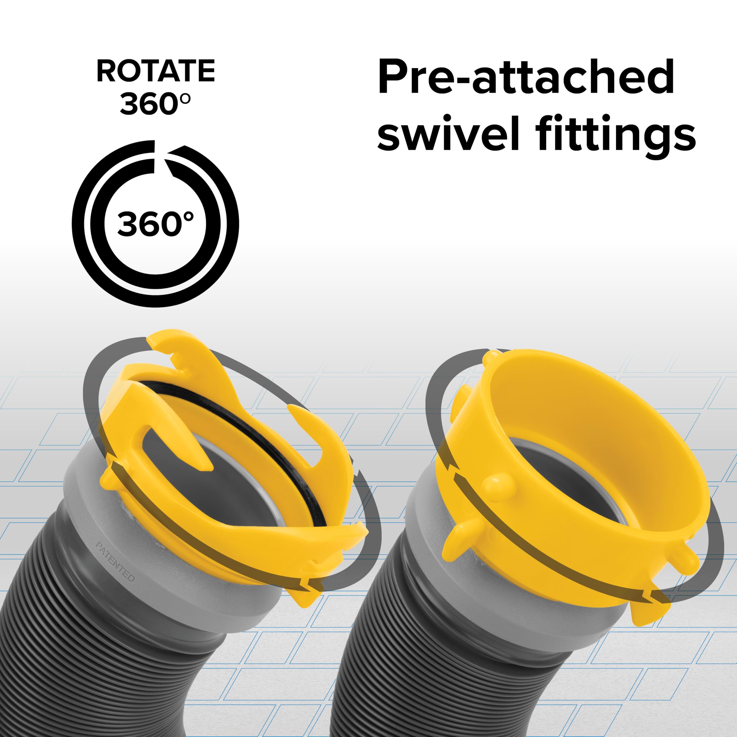 Camco heavy-duty vinyl texture detail showing puncture resistance