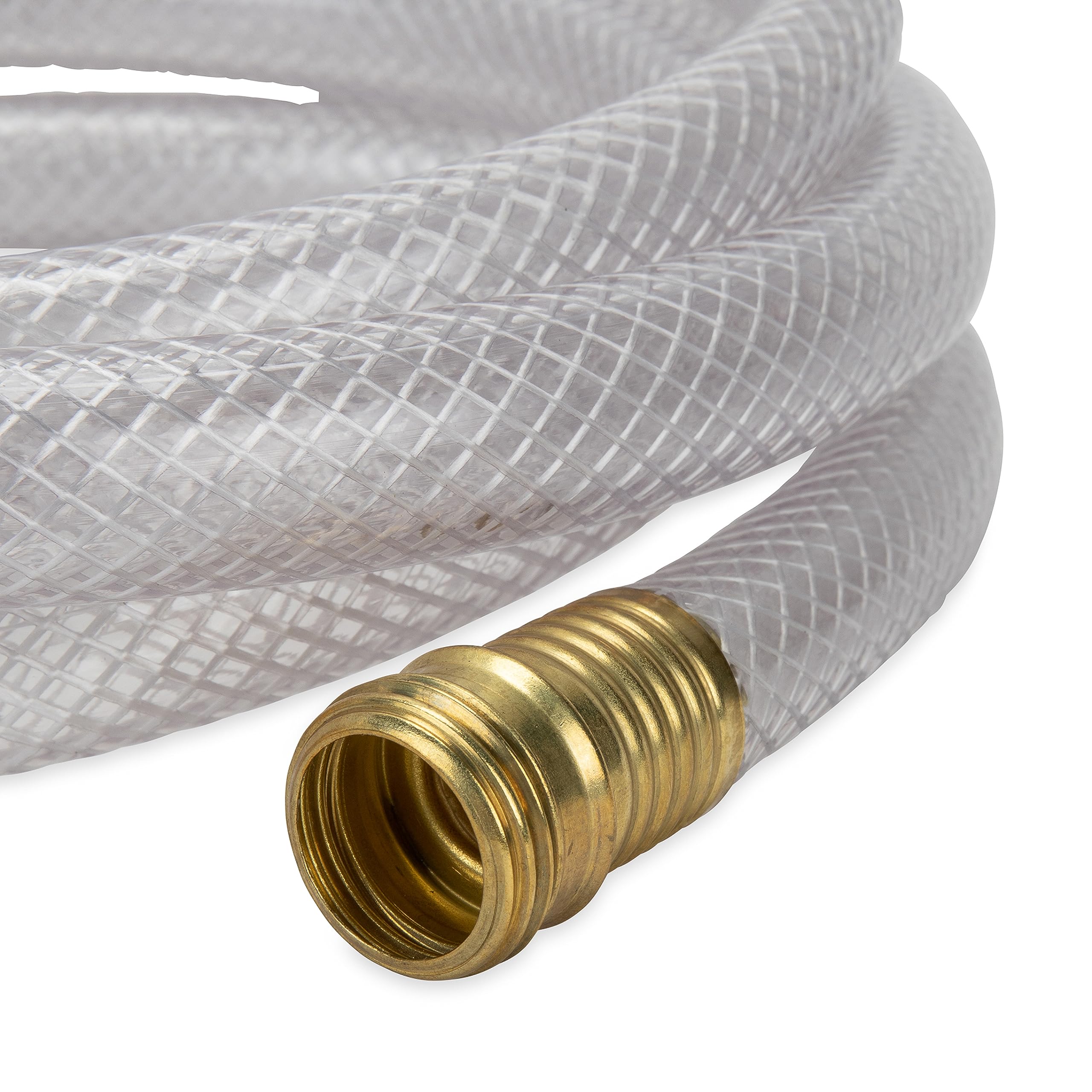 Camco kit connected to boat engine flushing port demonstrating practical use