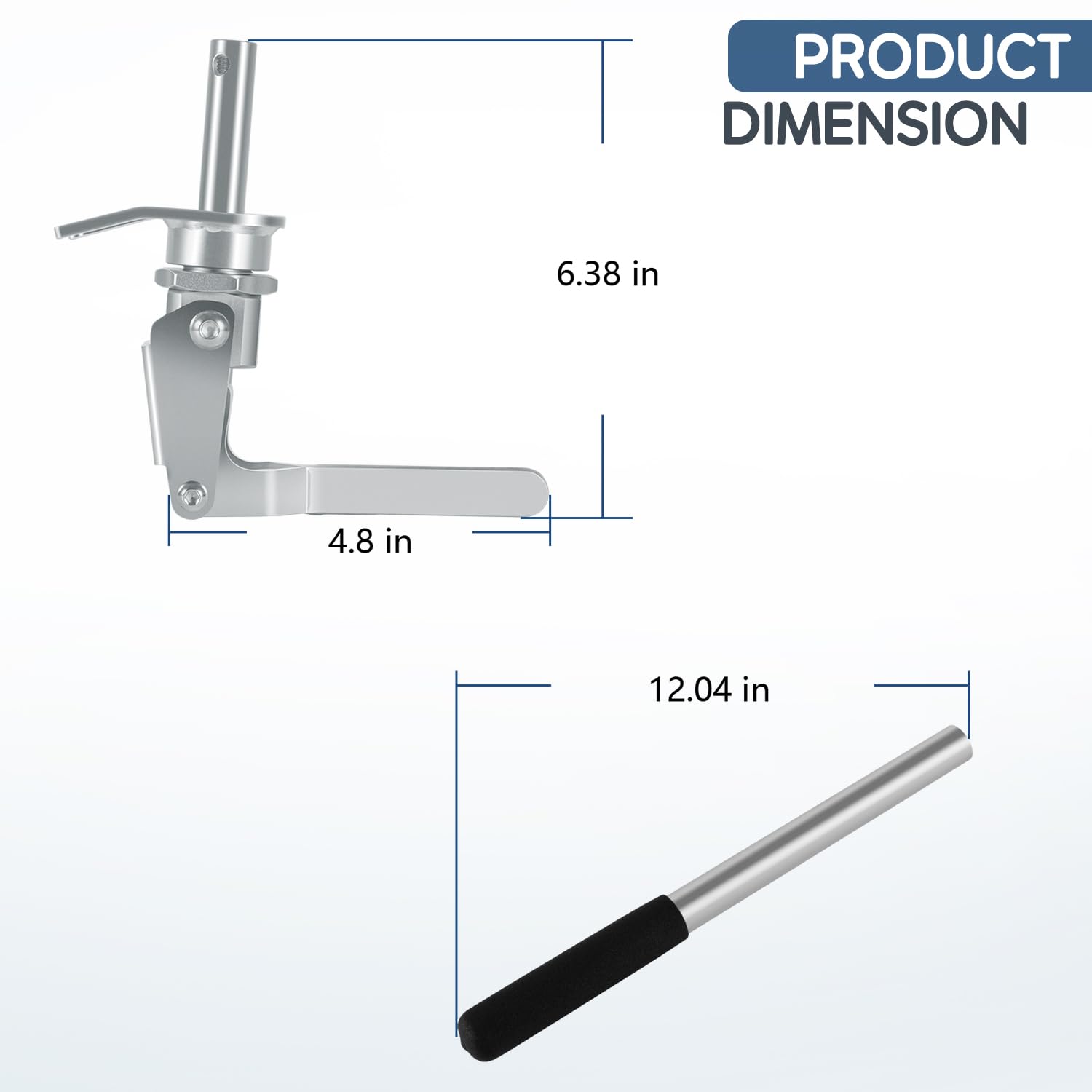 Camoo 66784 size comparison with ruler showing compact length advantage