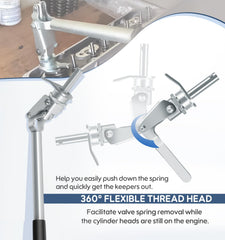 Camoo 66784 threaded head precision showing secure attachment benefit