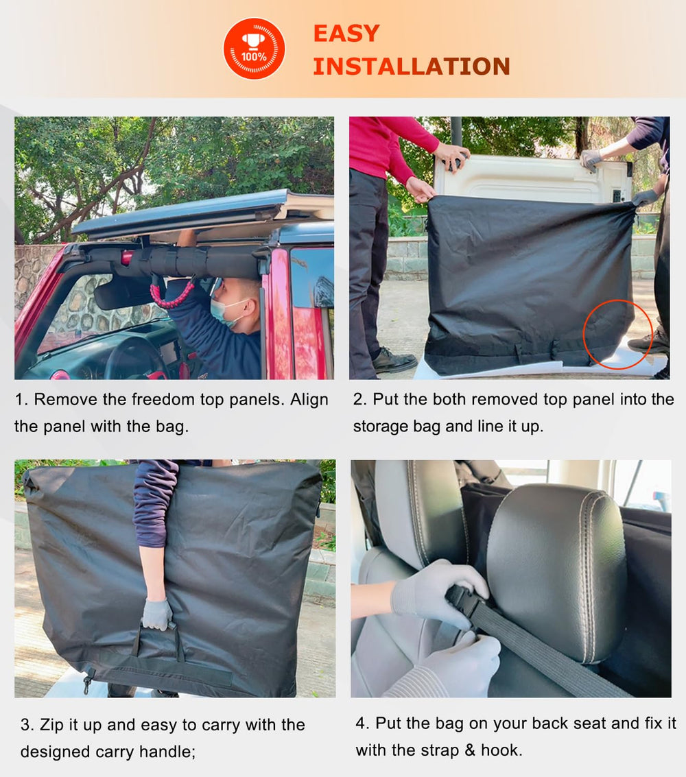 Camoo external handle and strap detail for easy carrying