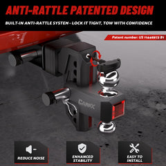 CAMPX aluminum finish detail highlighting corrosion resistance and lightweight benefit