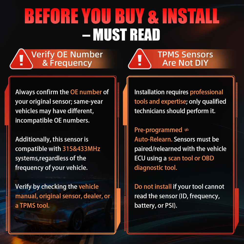 Cangecit technician installing sensor in tire showing fast dealer-free replacement