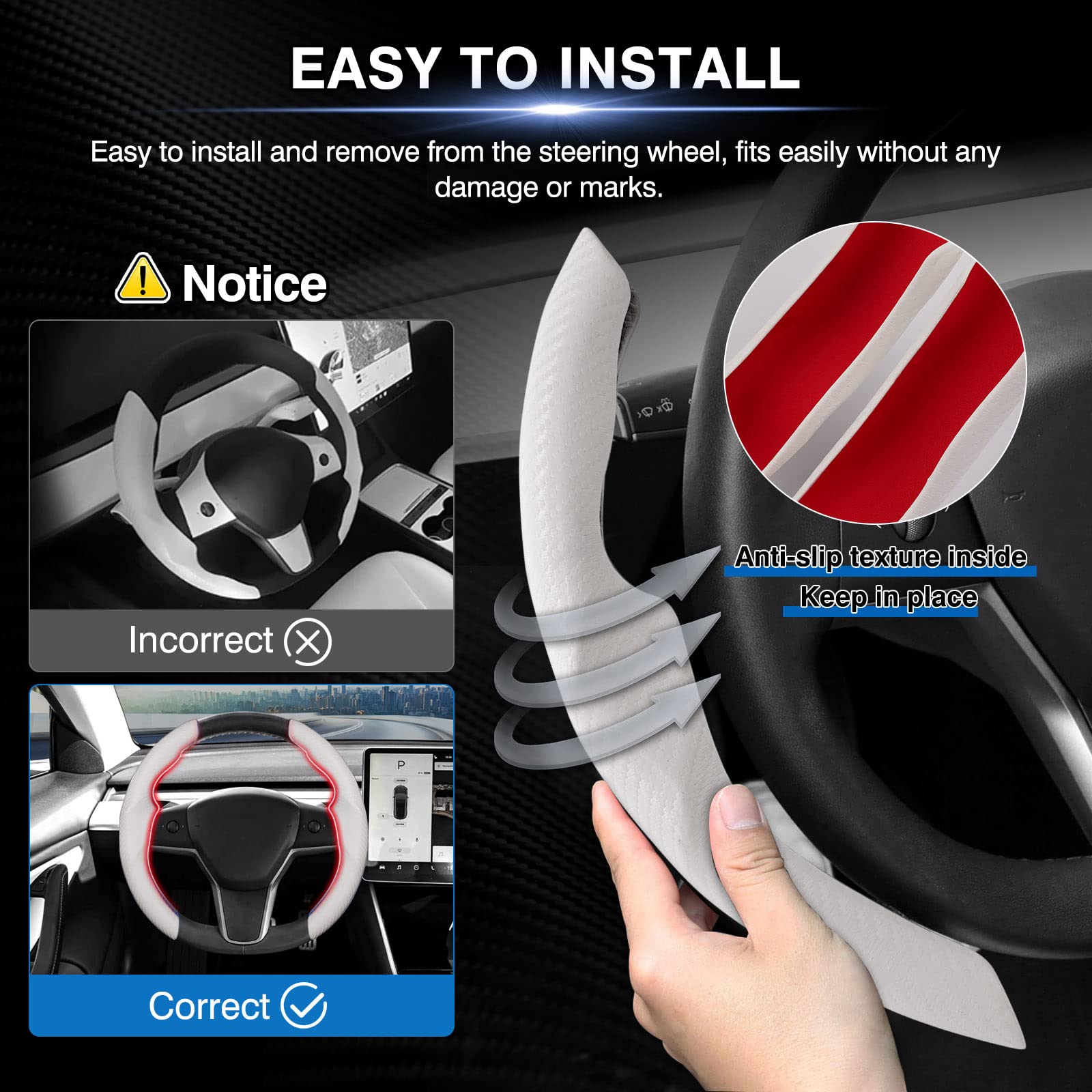 Canvcle hand gripping cover to show non-slip control and reduced fatigue