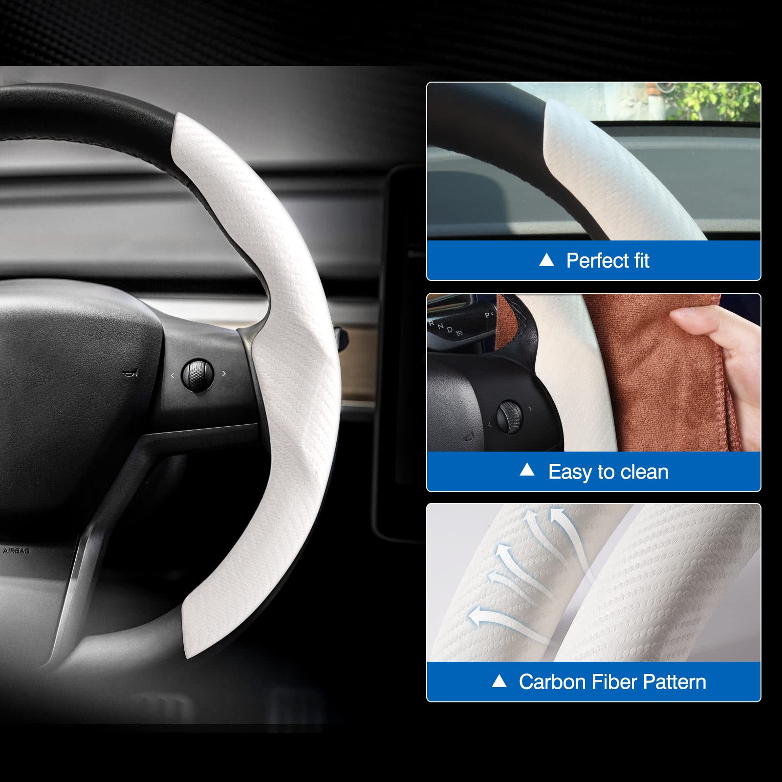 Canvcle installed on Tesla Model 3 wheel demonstrating snug fit and styling