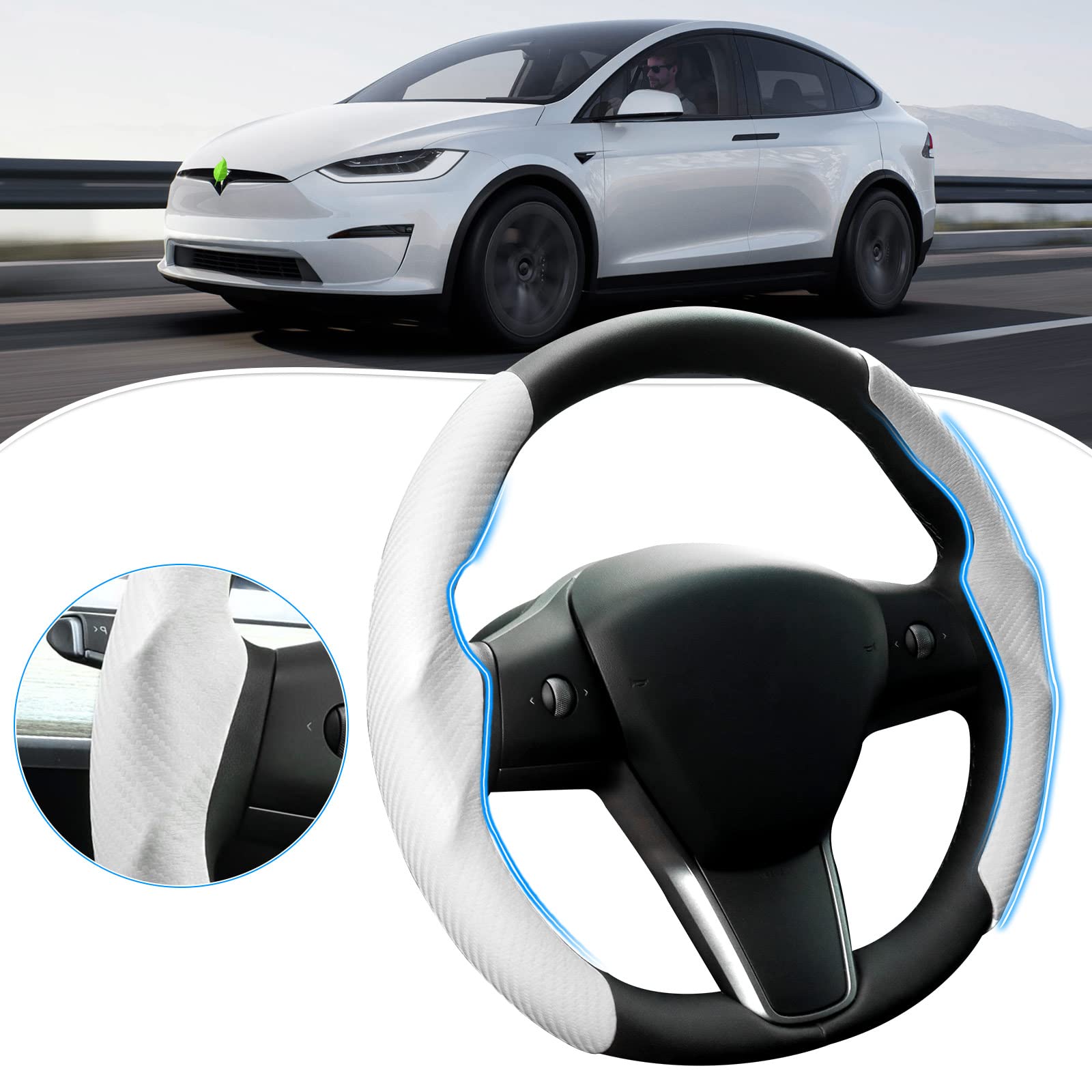 Canvcle lifestyle shot of dashboard and road showcasing aesthetic upgrade benefit