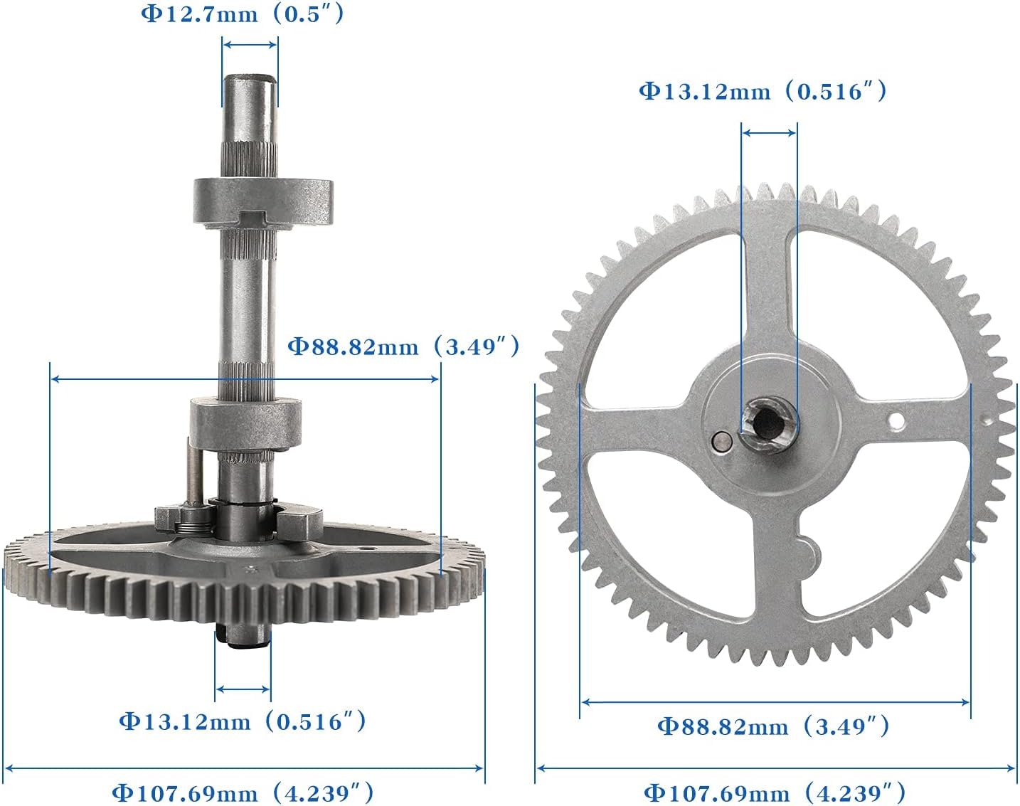 CANZILLA camshaft installed in a small engine demonstrating restored valve timing
