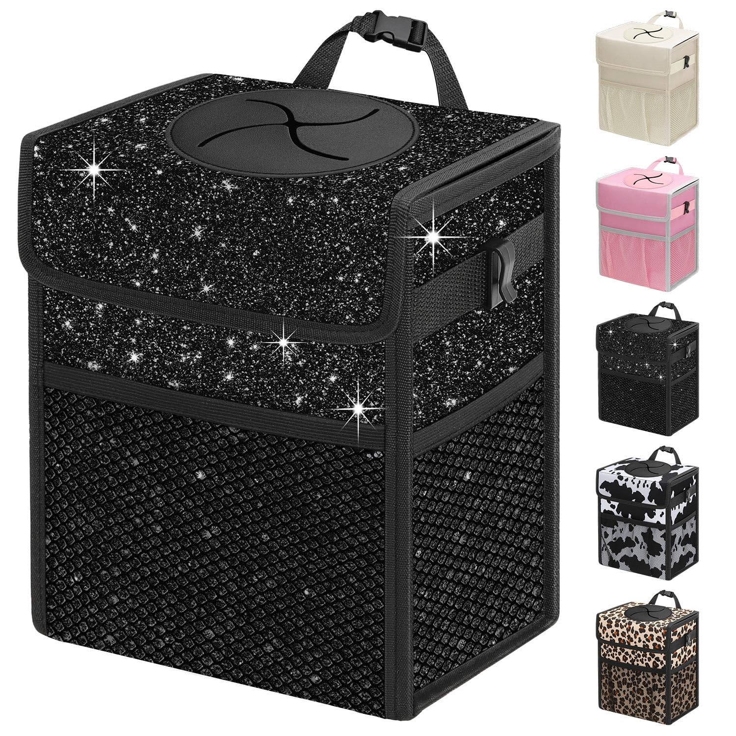 Capolo front view with lid showing tidy sealed storage benefit