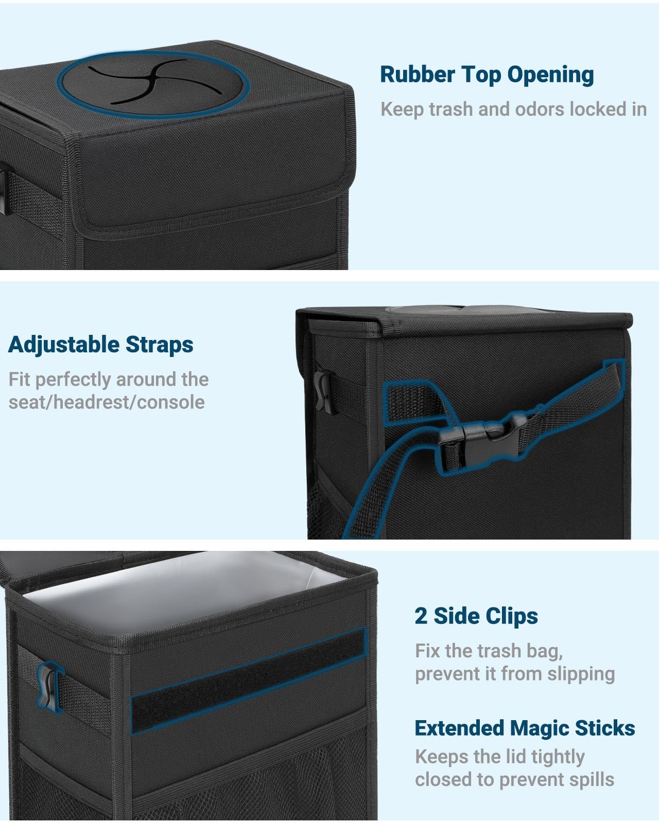 Capolo interior leakproof lining detail protecting seats from spills