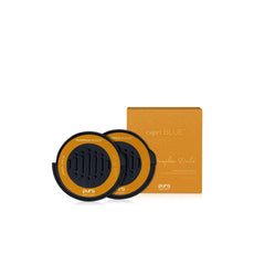 Capri Blue refill pack front view showing branding and Pumpkin Dulce benefit