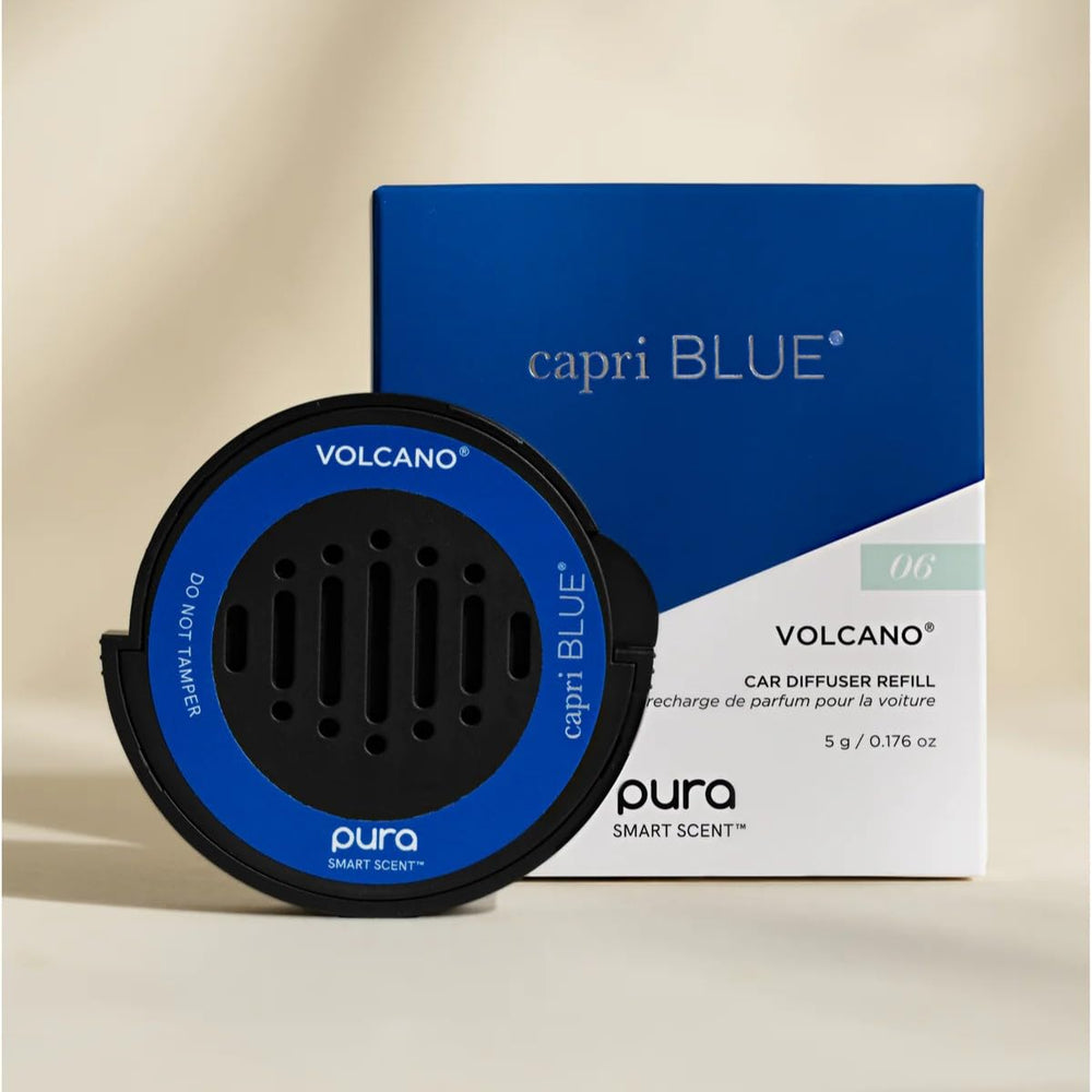Capri Blue lifestyle shot in car interior creating an inviting fresh atmosphere