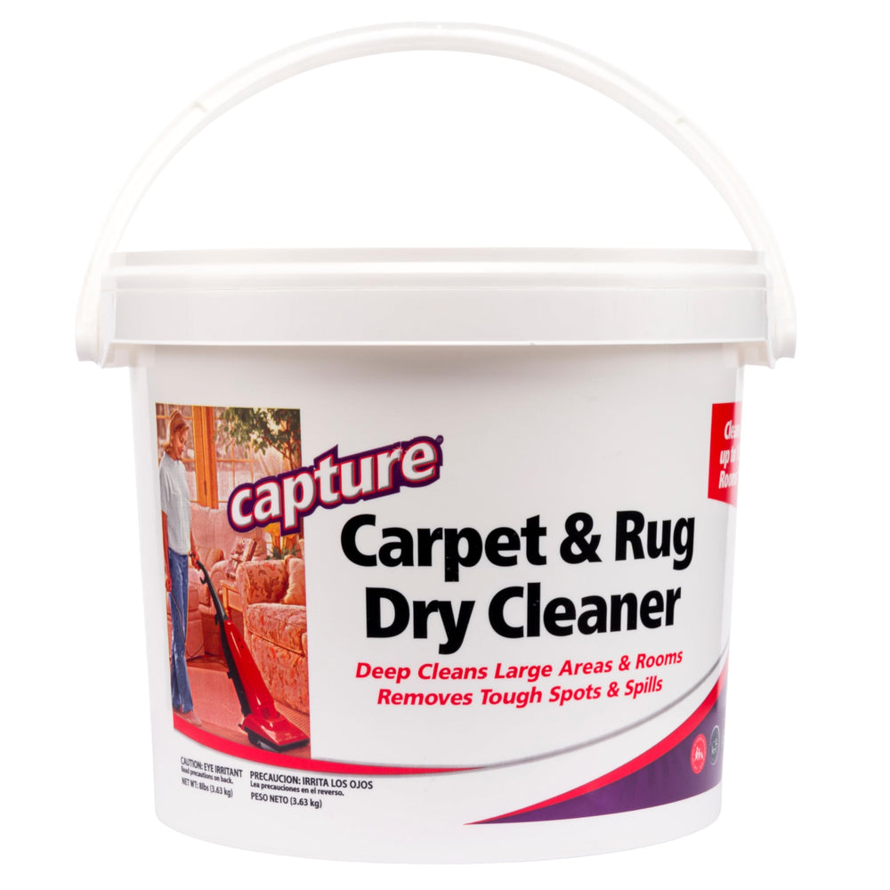 Capture front pail 8 lb showing packaging and ease of use