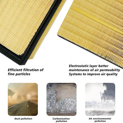 Capume engine filter detail highlighting pleated media that protects engine efficiency