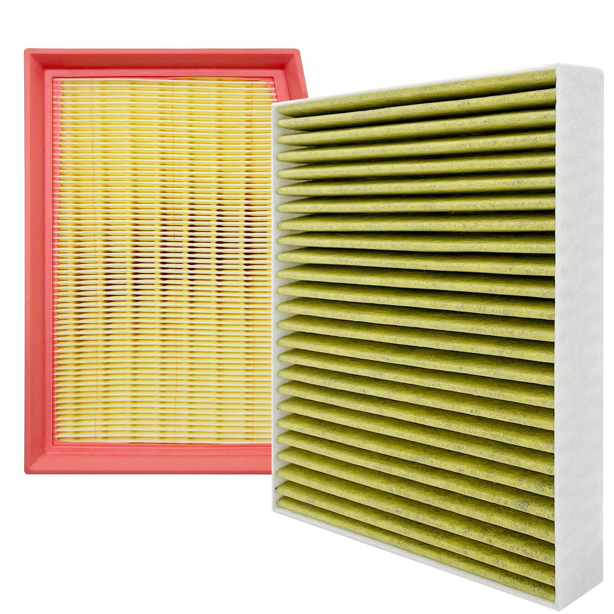 Capume front packaging showing both cabin and engine filters and clear branding benefit: easy recognition
