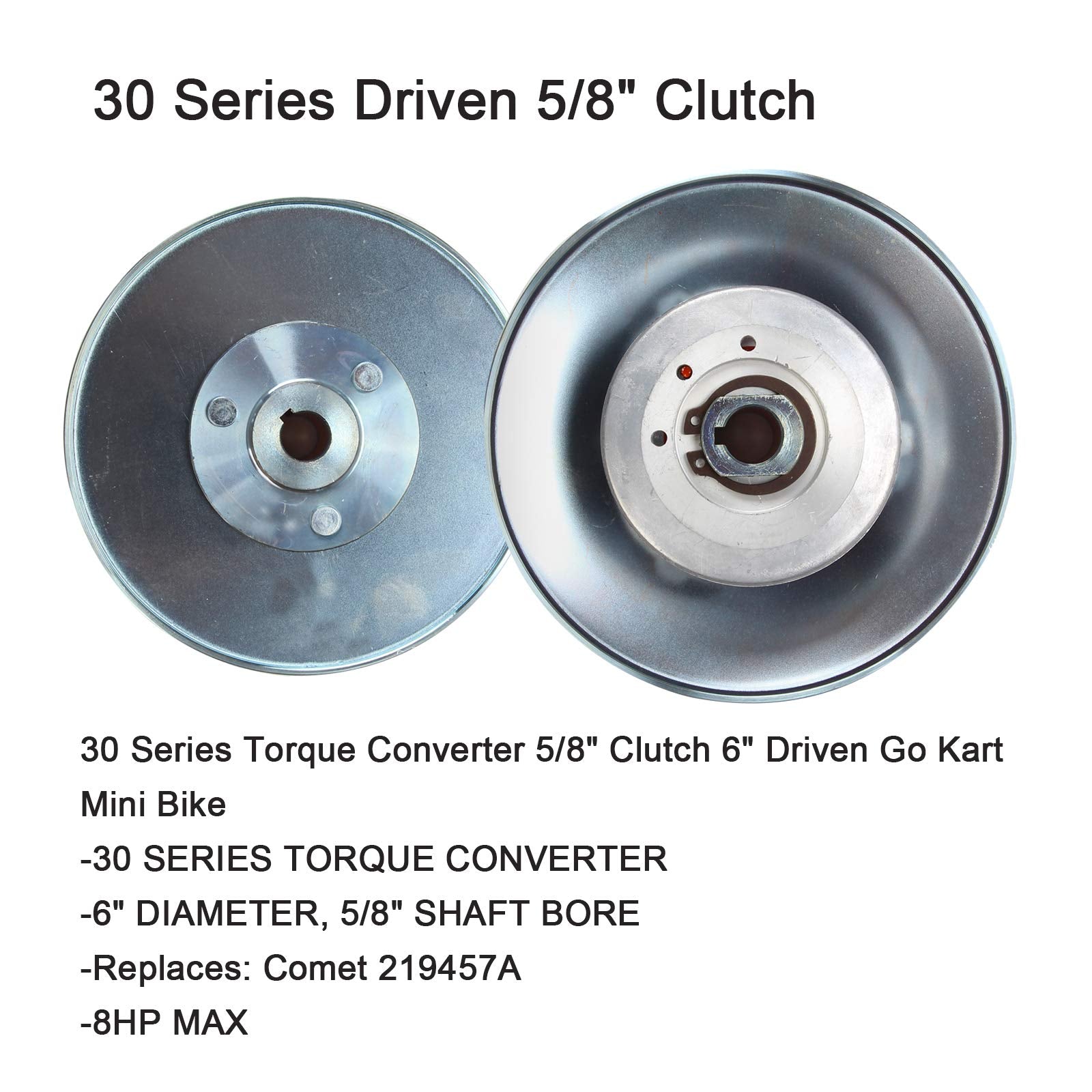 caqeg torque converter installed on go-kart demonstrating restored drive performance