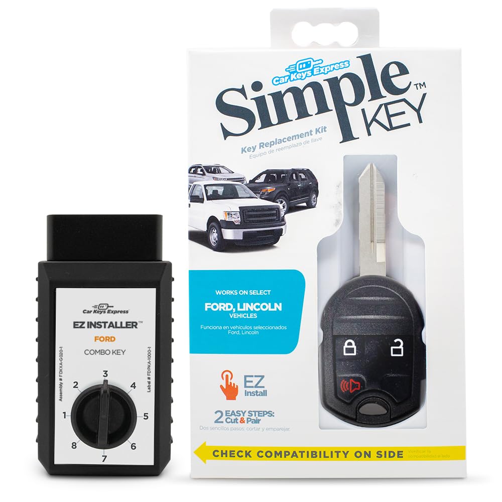 Car Keys Express front packaging showing kit contents and benefit of quick replacement