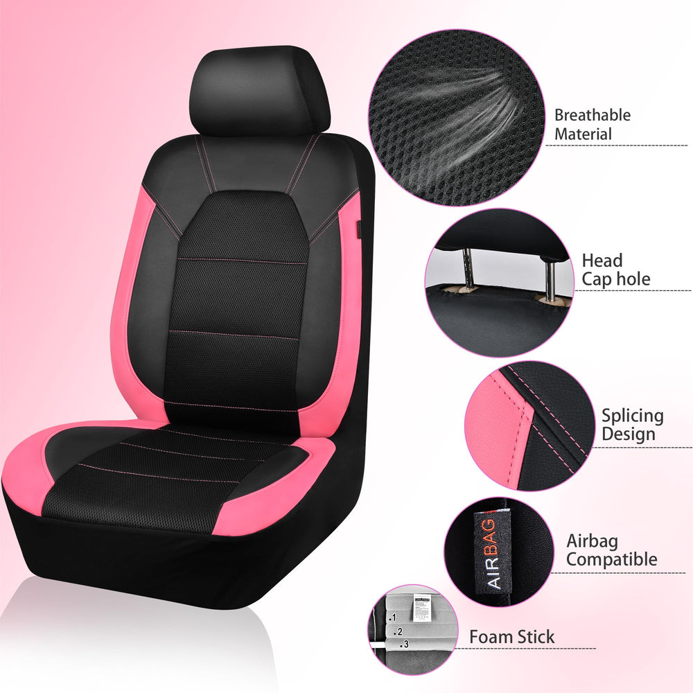 CAR PASS 5mm sponge backing visible to highlight added seat cushioning