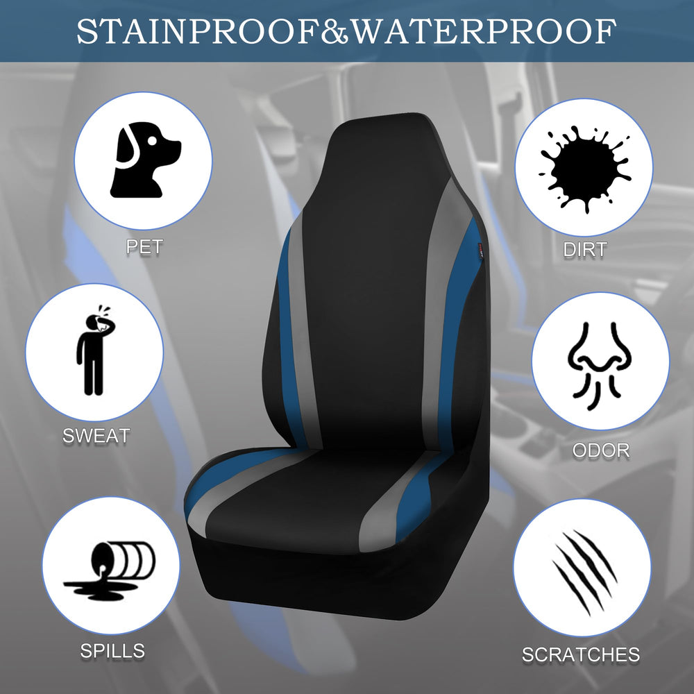 CAR PASS seam detail at seat side showing airbag compatibility and safety-conscious design