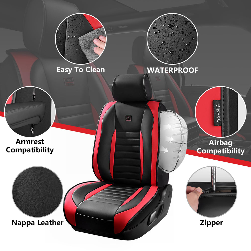 CAR PASS close-up of Nappa leather texture highlighting durability