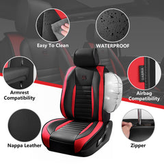 CAR PASS close-up of Nappa leather texture highlighting durability