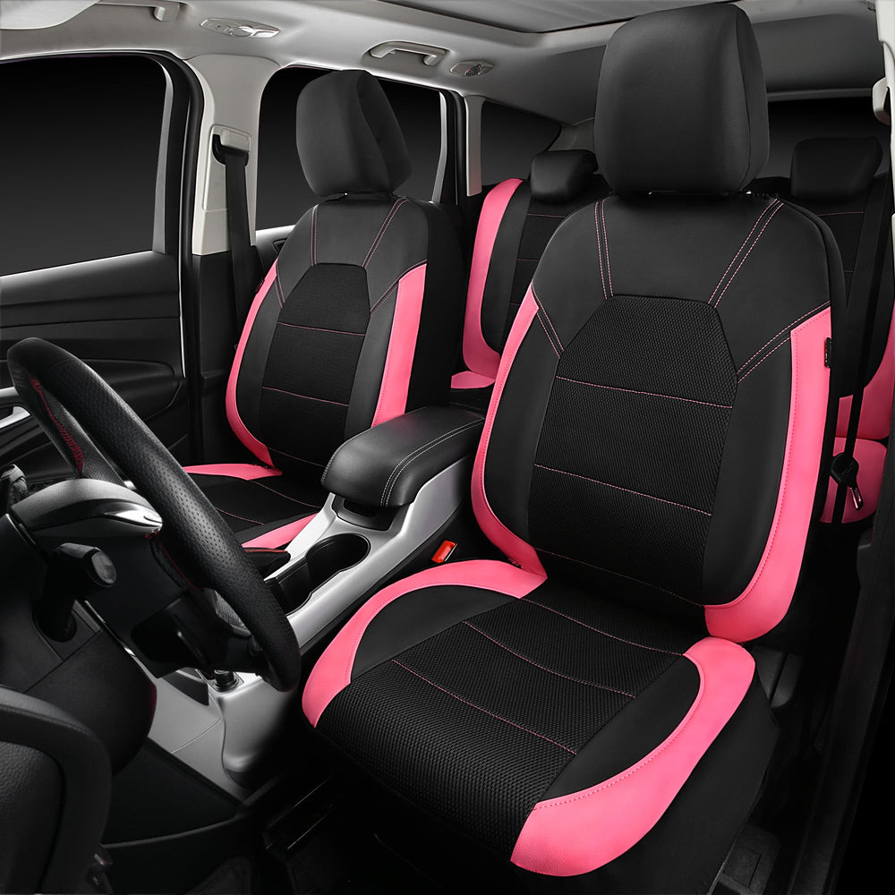 CAR PASS close-up of quilted leather texture offering breathable comfort