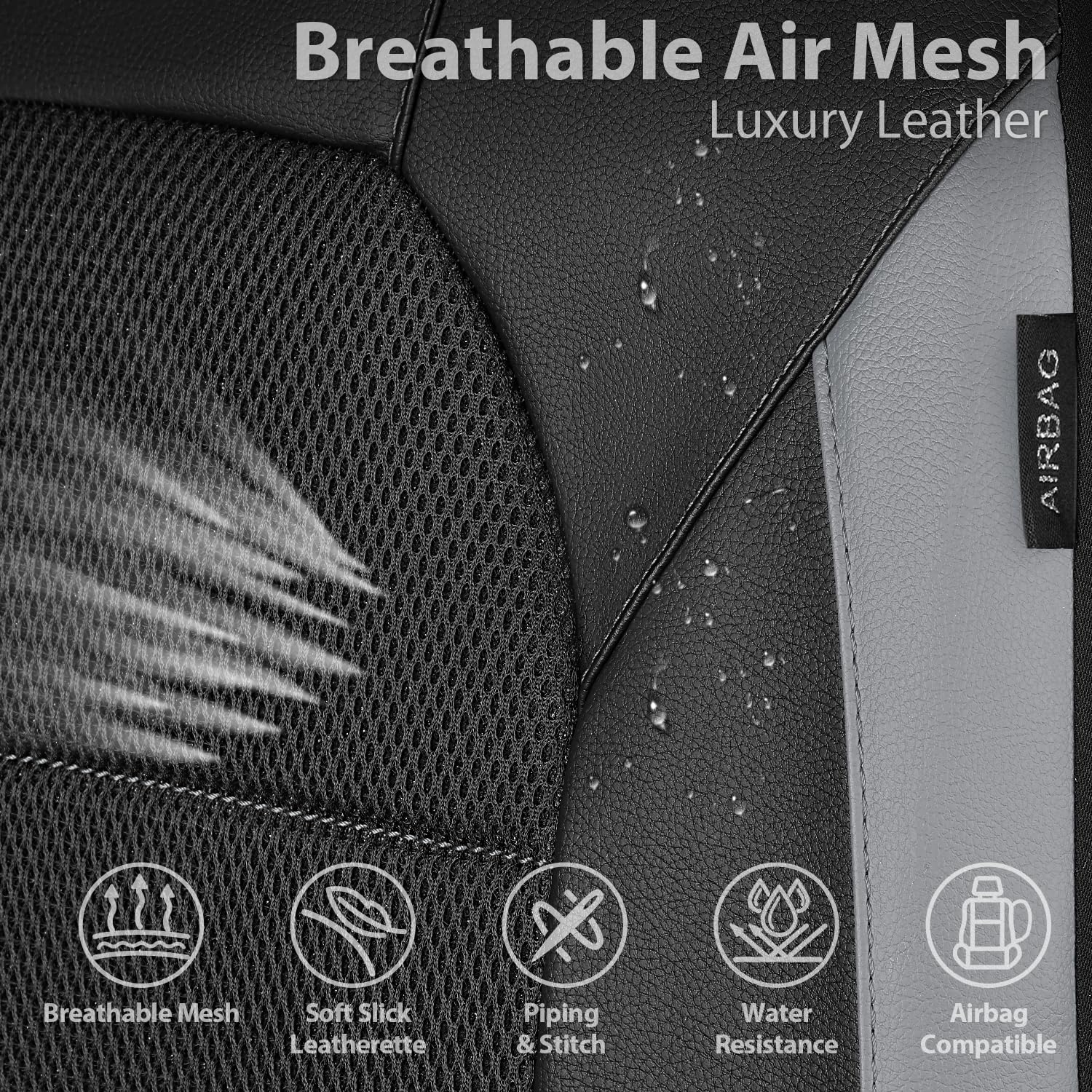 CAR PASS close-up texture and stitching highlighting durable finish