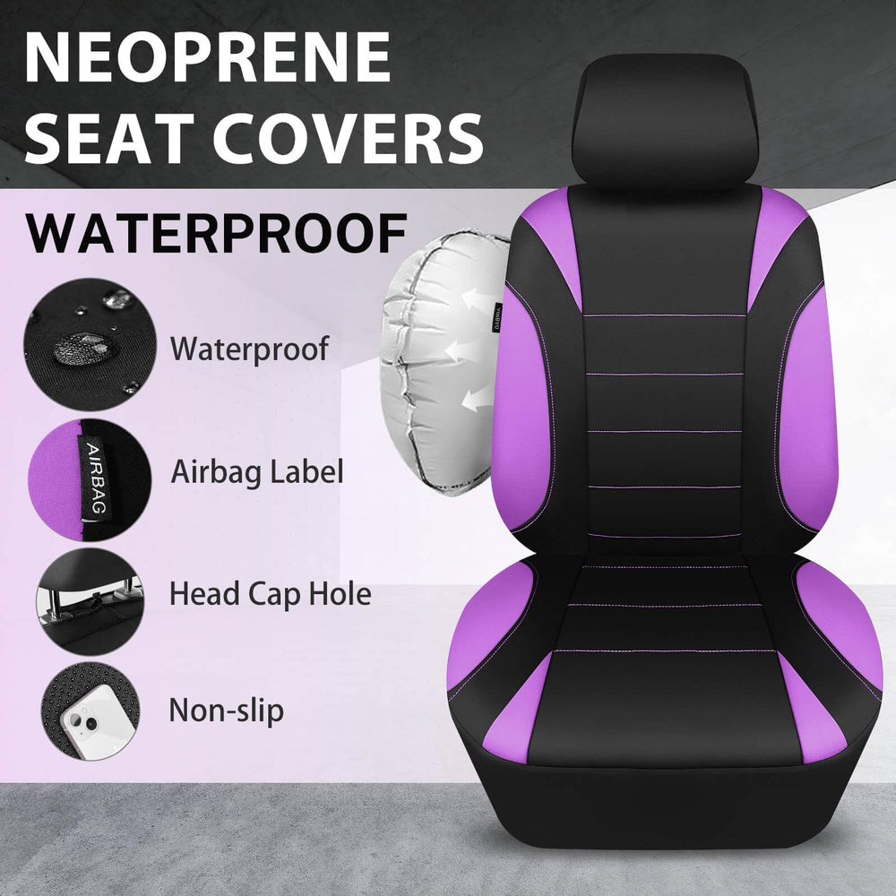 CAR PASS closeup neoprene texture highlighting durable waterproof fabric