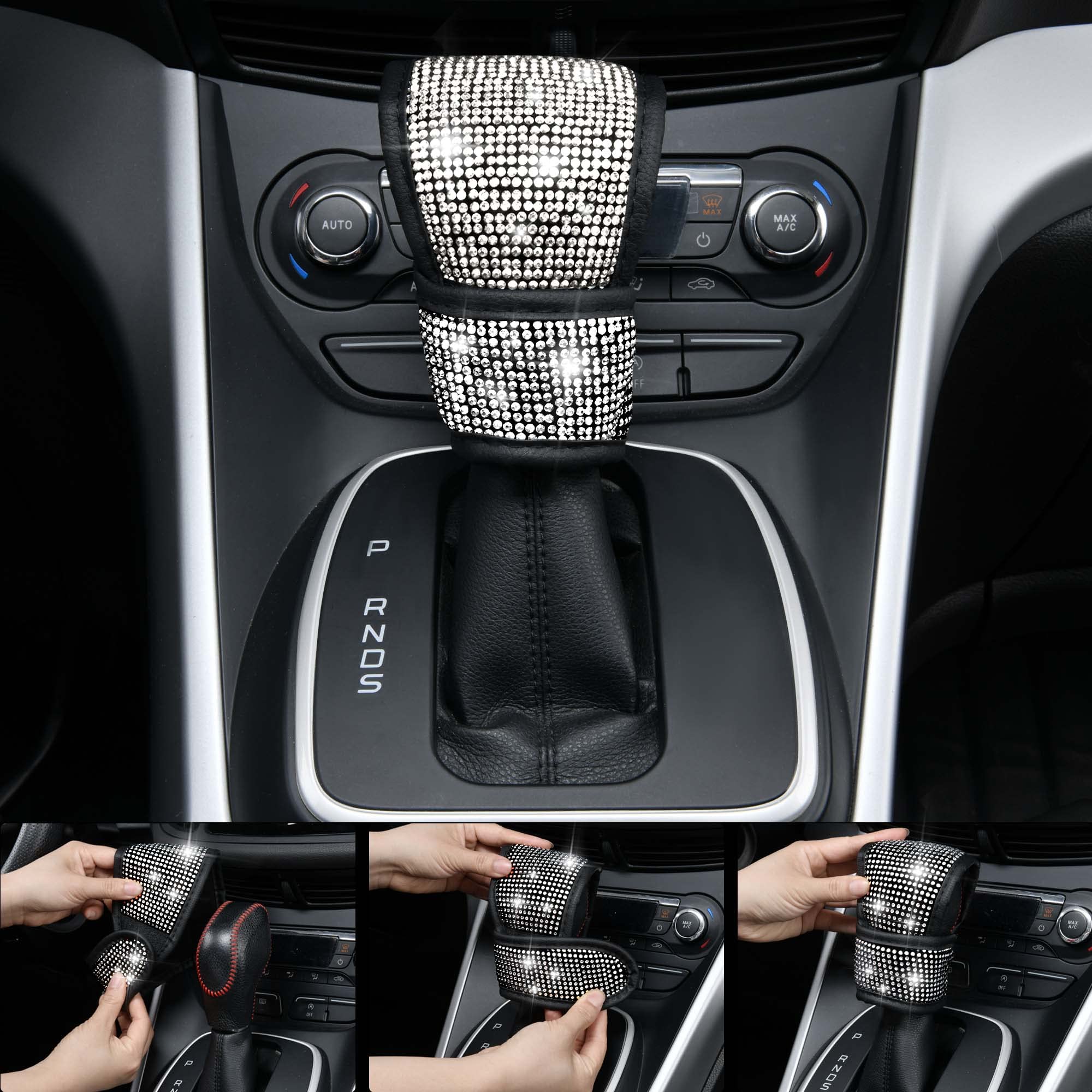 CAR PASS cup holder coasters protect holders while adding sparkle