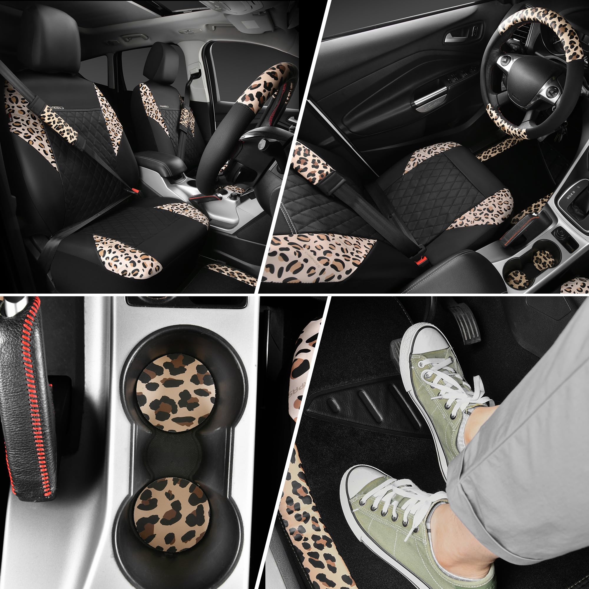 CAR PASS floor mats fitted in footwell for dirt and spill protection