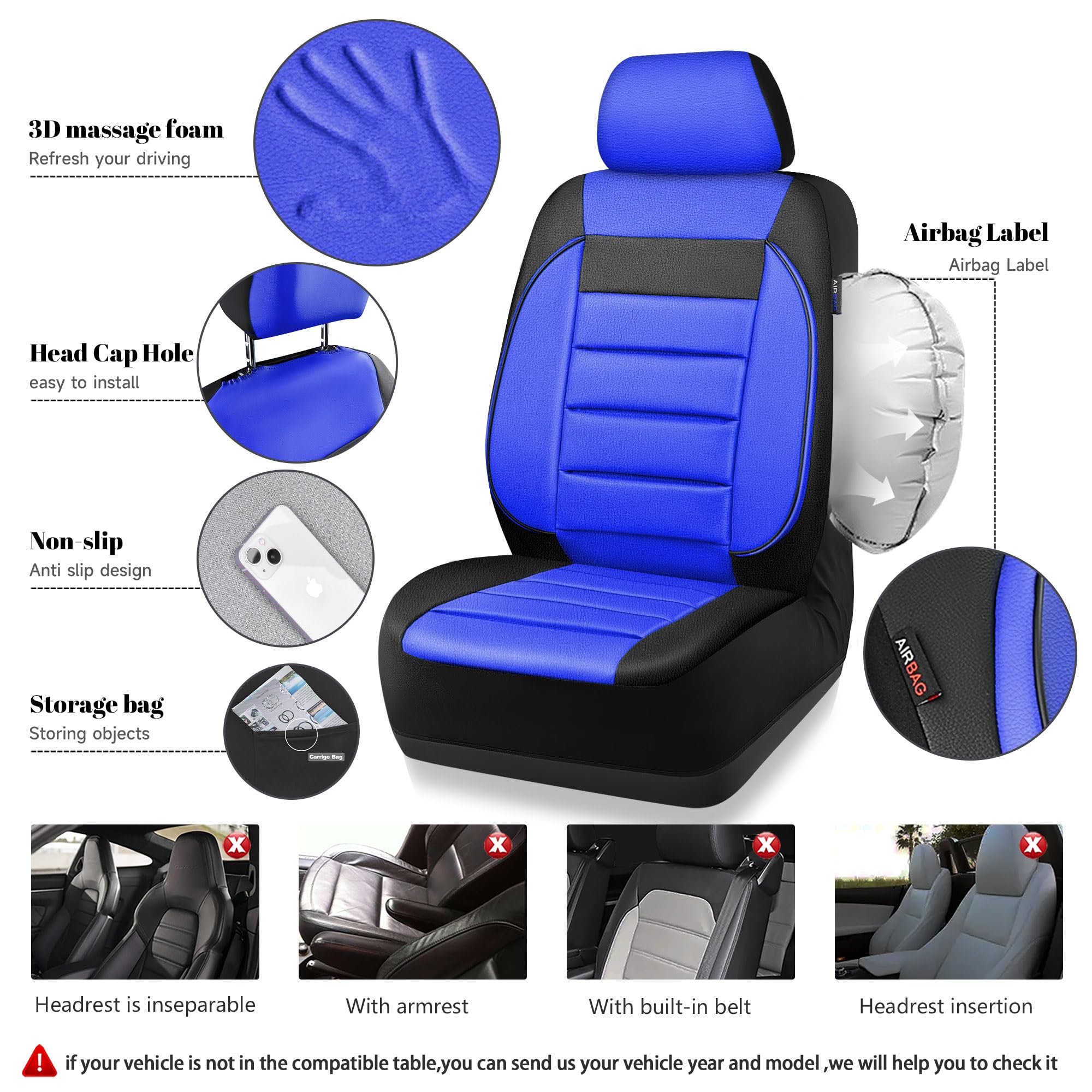 CAR PASS 3D foam back support close-up improving driving comfort