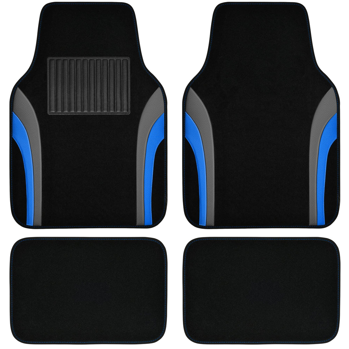 CAR PASS front mat placement showing full coverage and protection